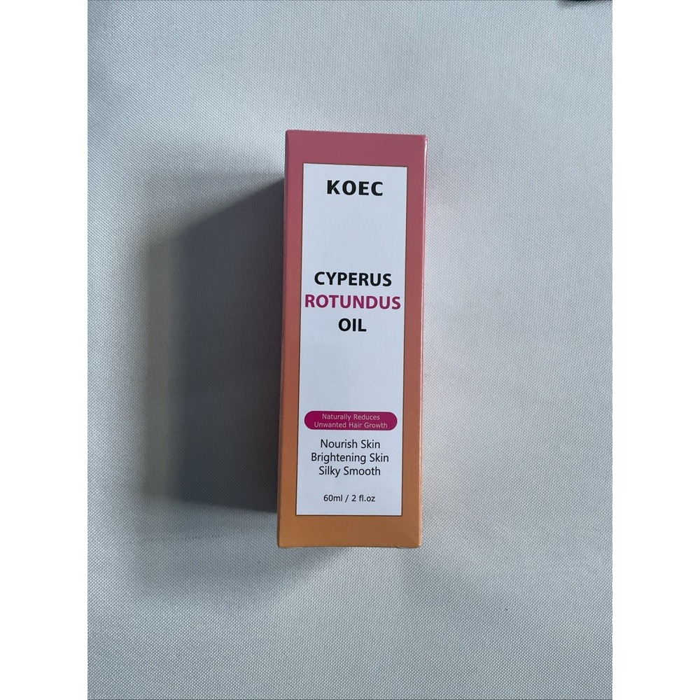 KOEC Cyperus Rotundus Oil 60ml Brightening Skin Silky Smooth Reduces Hair